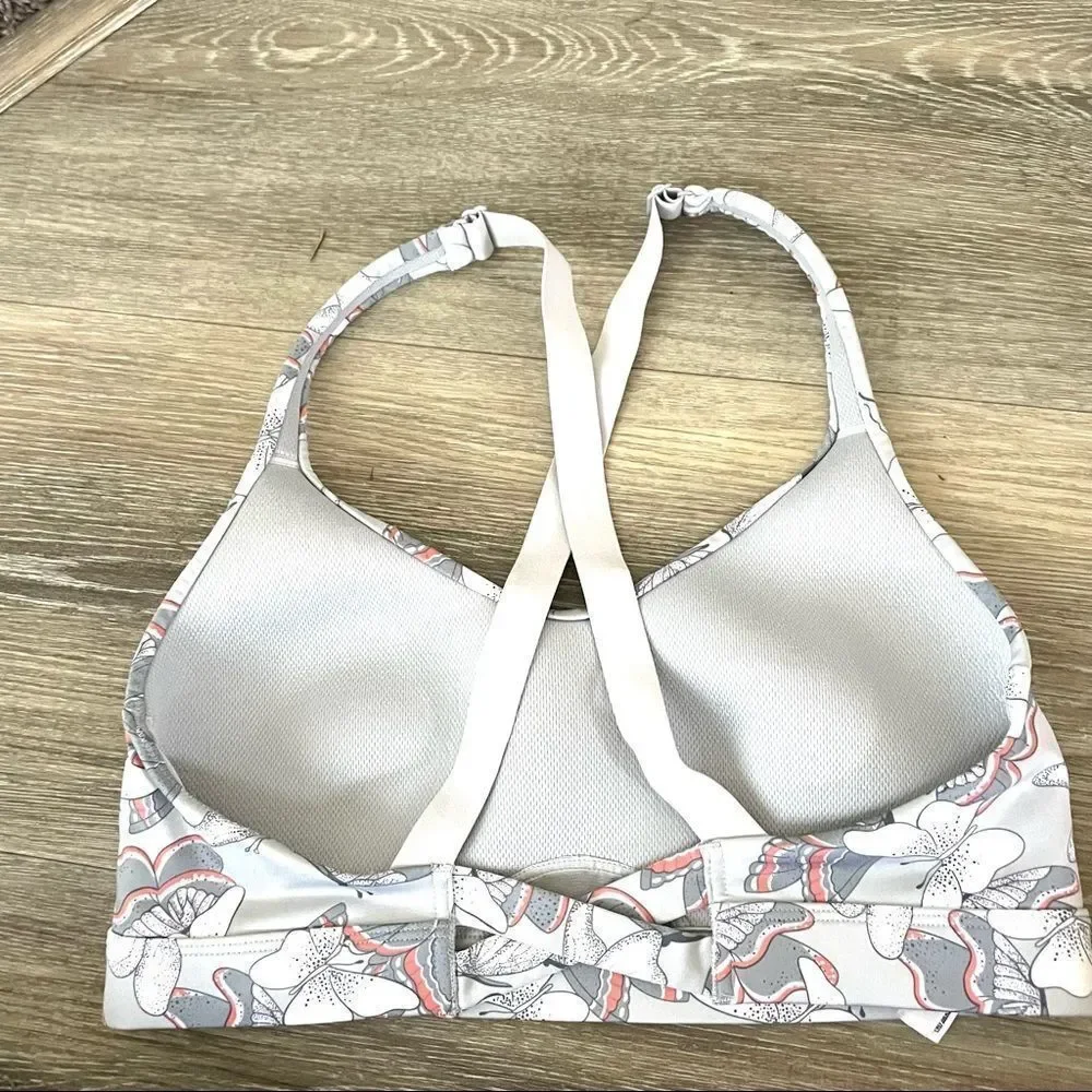 Victoria secret grey butterfly sports bra